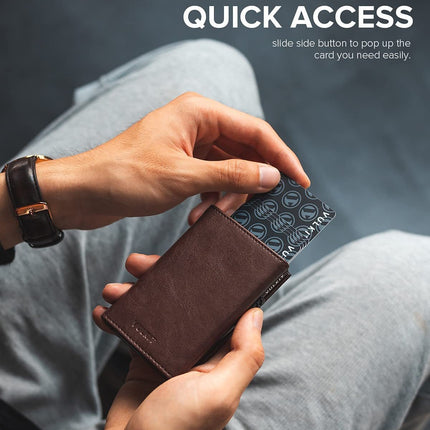 Metal Card Bag Men's RFID Anti-theft Swiping