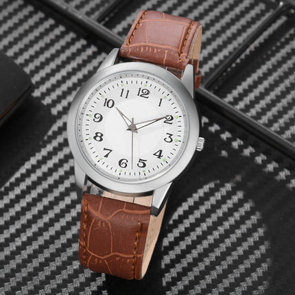Men's Leather Belt Quartz Watch