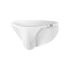 Metal Decorative Thin Low Waist Breathable Sweat Absorbing Sexy Briefs Men