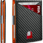 Carbon Fiber Black Orange
