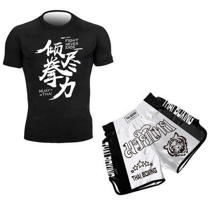 Muay Thai Shorts Clothes For Sanda Boxing Costume Children's Clothes For Sanda Fighting Shorts Muay Thai Free Fight Tights Suit