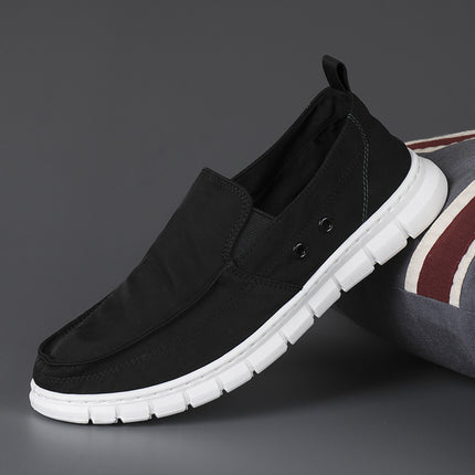 Men's Canvas Shoes Lightweight Breathable All-match Low Top