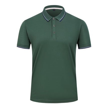 Quick-drying Polo Shirt Men's Lapel Short Sleeve