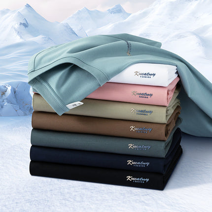 5A Antibacterial ICE Cotton Skin-friendly Breathable Round Neck T-shirt