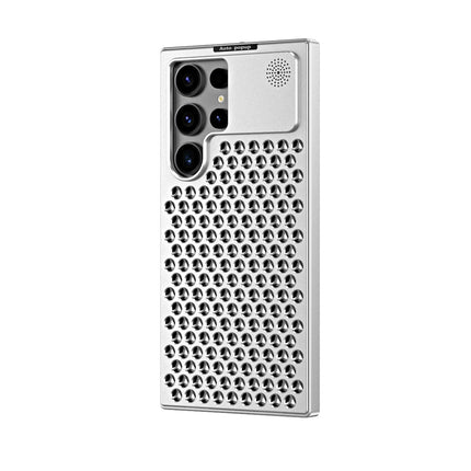 Spring Fastener Magnetic Suction Aluminum Alloy Heat Dissipation S24ultra Phone Case