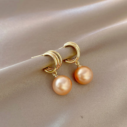Simple Advanced Pearl Vintage Earrings