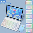 Blue Keyboard And Mouse