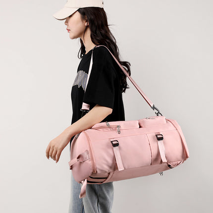 Men's And Women's Large Capacity Dry Wet Separation Fitness Backpack Short-distance Luggage Bag