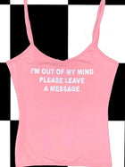Hot Girl Letter Print Elegant Slim Fit Slimming Sleeveless Short Strap Women's Top