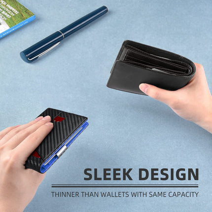 Inner And Outer Leather Anti-theft Swiping Men's Card Holder