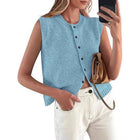Single-breasted Hot Selling Sleeveless Knitted Vest