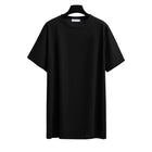 Extra Large Flattering Loose Mid-length Short-sleeved T-shirt For Women