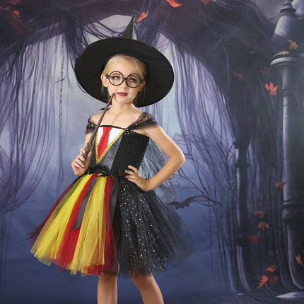 Halloween Cosplay Girls Carnival Party Witch Cosplay Pettiskirt