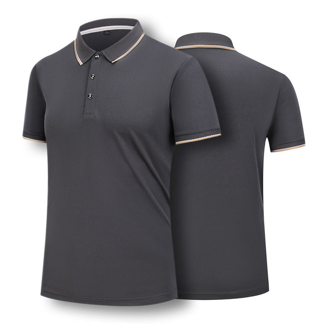 Quick-drying Polo Shirt Men's Lapel Short Sleeve