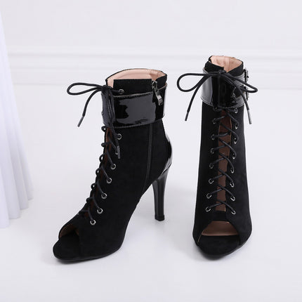 Stiletto Peep-toe Mesh High Heel Sandals