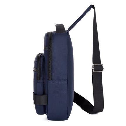 Men's One-shoulder Oxford Cloth Travel Casual And Lightweight Chest Bag