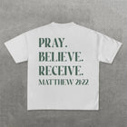Personality Letter Pattern Oversized T-shirt Men