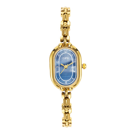 Retro Oval Niche High-grade Fritillary Bracelet Quartz Watch