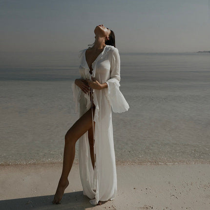 European And American Bikini Sun Shield Hanfu Long Robe
