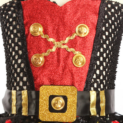 Halloween Pirates Of The Caribbean Costume Sequin Gauze Girls Dress Costumes