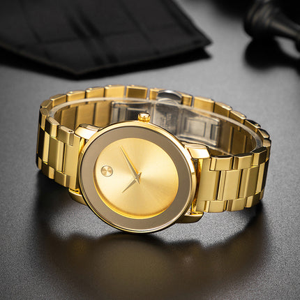 Ultra-thin Men's Watch Business Stainless Steel Watch With Quartz