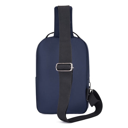 Men's One-shoulder Oxford Cloth Travel Casual And Lightweight Chest Bag