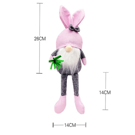 Easter Rabbit Doll Creative Faceless Doll Scene Decoration Ornaments