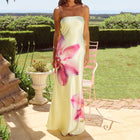 Women's Tube Top Hollow Backless Dress