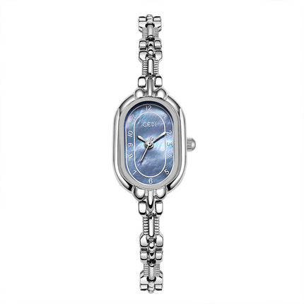 Retro Oval Niche High-grade Fritillary Bracelet Quartz Watch