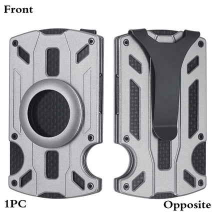 Fashion Personality Aluminum Alloy Men's Wallet Card