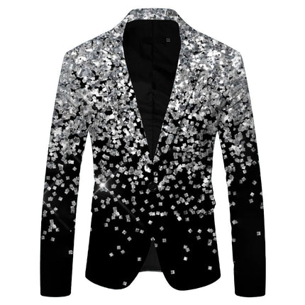 Men's New Fashion Individual Casual Suit