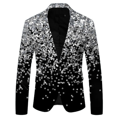Men's New Fashion Individual Casual Suit