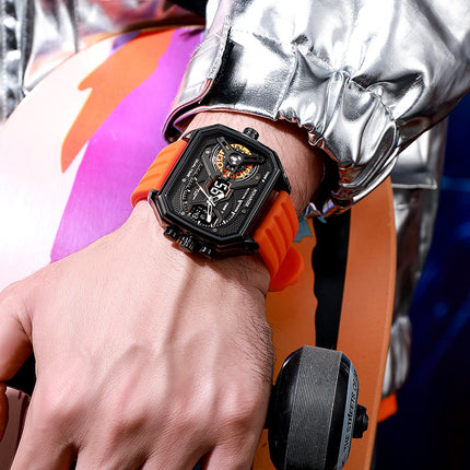 Men's Electronic Multi-functional Sports Luminous Waterproof Watch