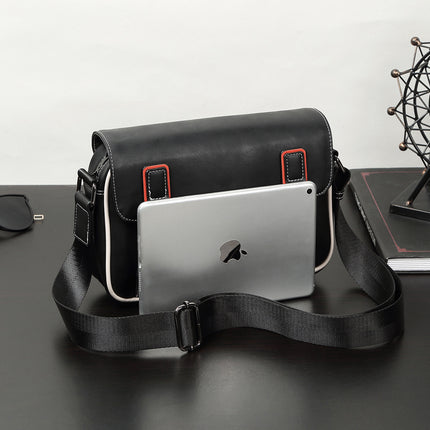 New Men's Casual Horizontal Commuting Business Shoulder Bag