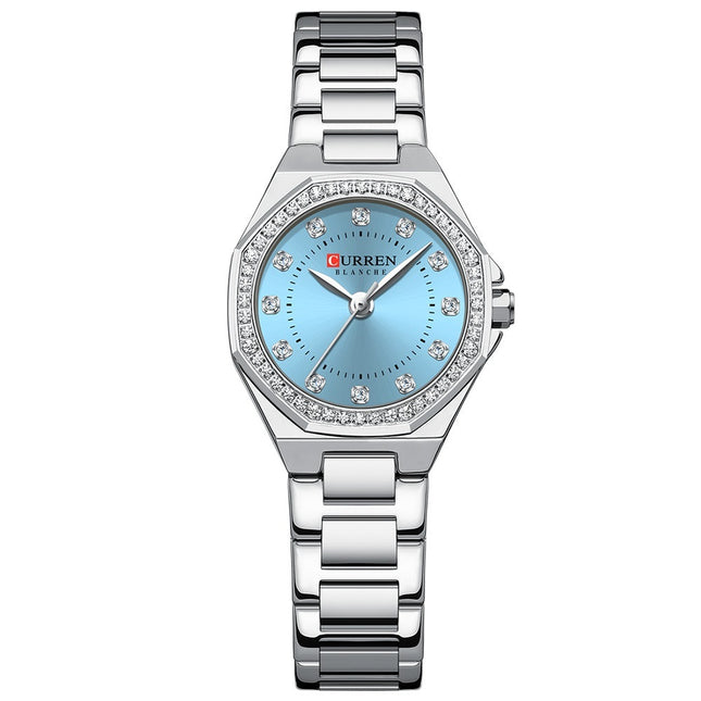 Small Dial Waterproof Rhinestone Watch