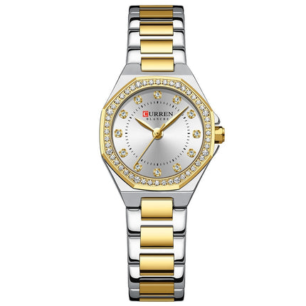 Small Dial Waterproof Rhinestone Watch