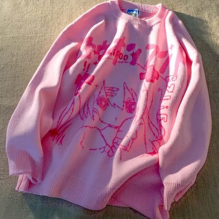 Sweater Women Oversize Tops Long Sleeve Jumper