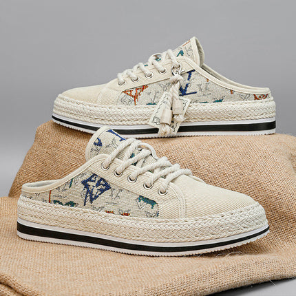 Casual Breathable Corduroy Cloth Shoes For Men