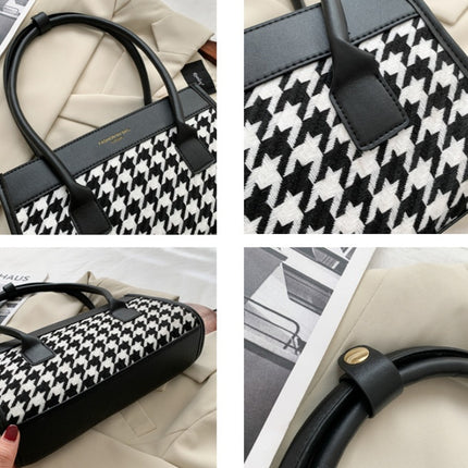 New Tide Autumn Winter Fashion Versatile Plaid Hand Carry Bags