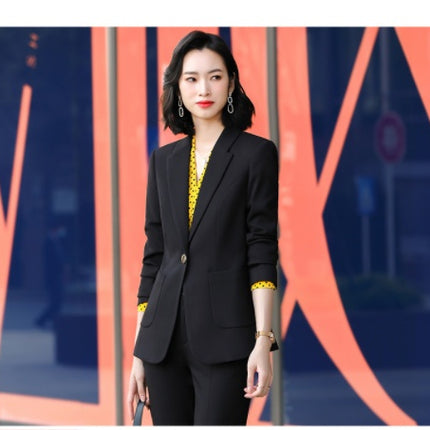Spring And Autumn Fashion Temperament Commuter Women's Suits