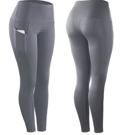 Women Compression Skinny Fitness Leggings Women Stretch Sportswear Casual Leggings Pants with Pocket