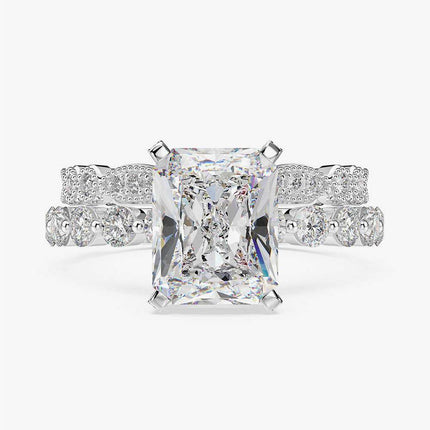 Vintage Full Diamond Zircon Ring Set