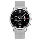 Fashion Calendar Six-pin Three-eye Men's Watch