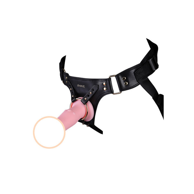 Wearable Simulation Itching Super Cool Love Women Dildo Leather