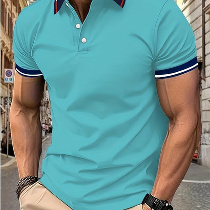 Button Men's Casual Polo Shirt