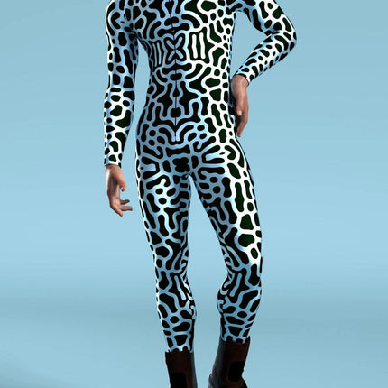 Halloween Tights 3D Digital Printing Cosplay One-piece Play Costume