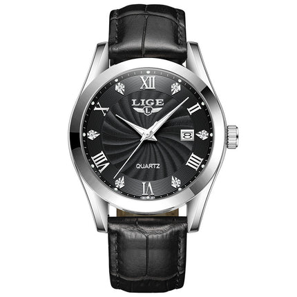 Middle-aged And Elderly Men's Watch Fashionable Simple Waterproof