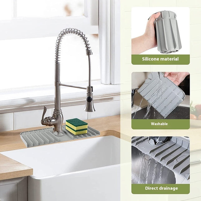 Kitchen Water Draining Pad Bathroom Storage Pad Splash-proof Water