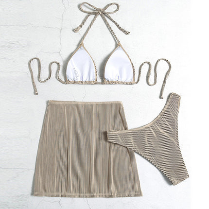 Bikini Small Rib Fabric Summer Swimsuit