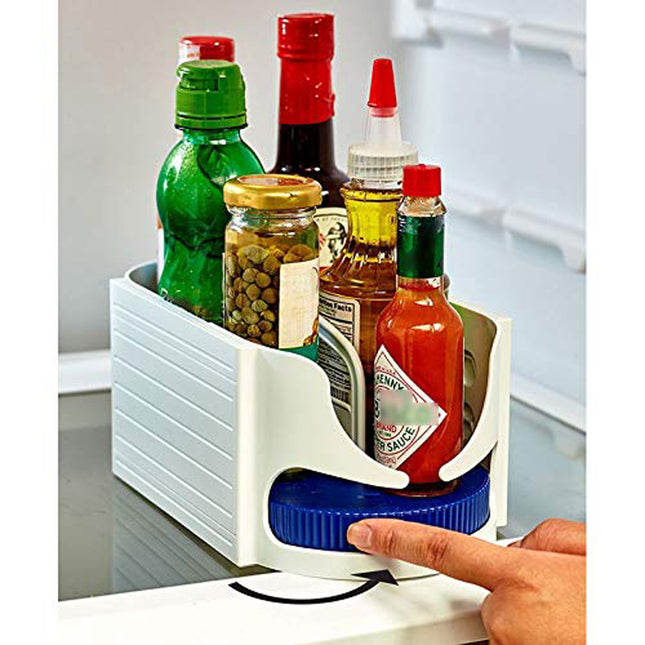 Rotating Rack For Condiment Wine Bottles